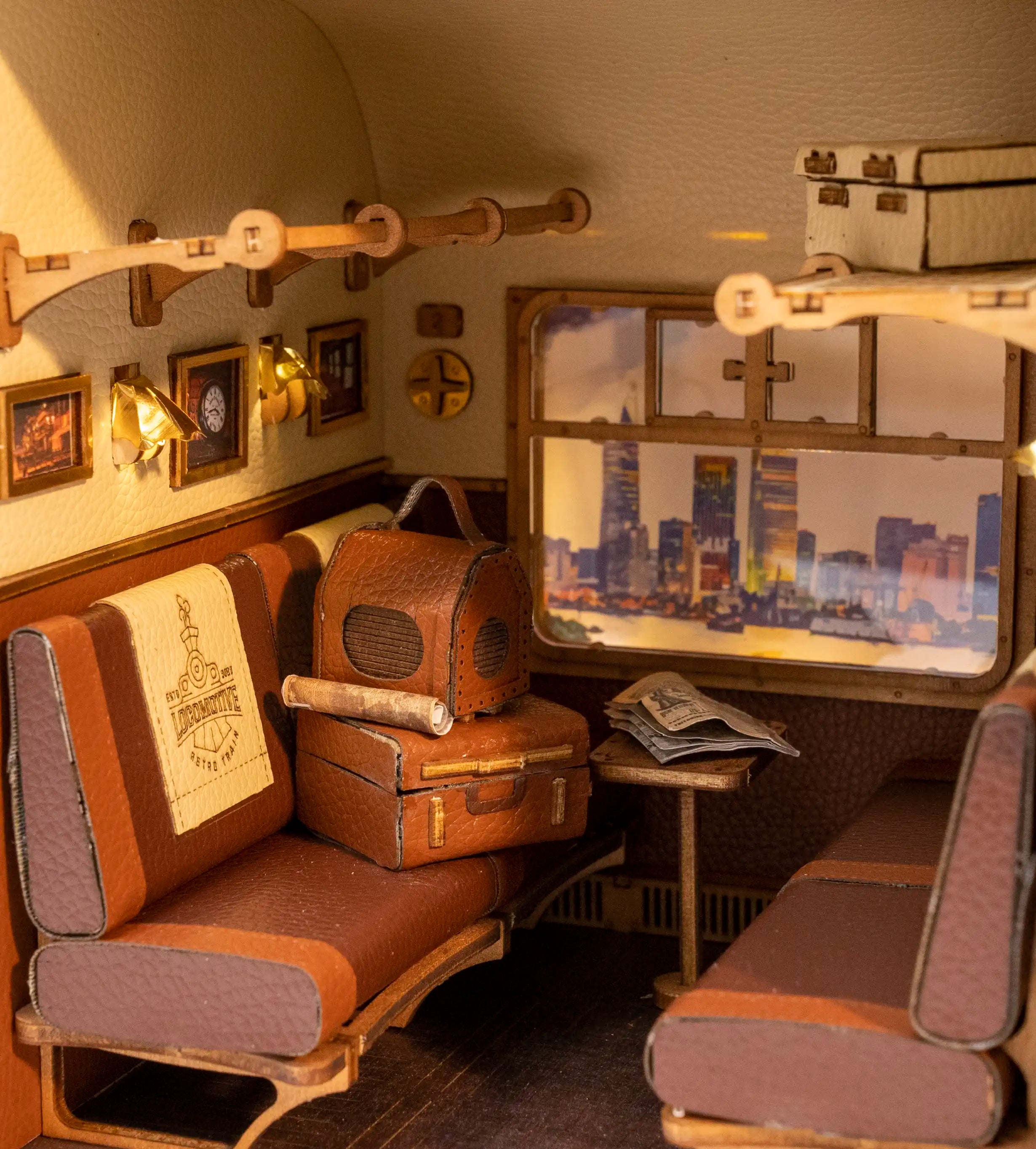 Mô hình 1940s Train Cabin